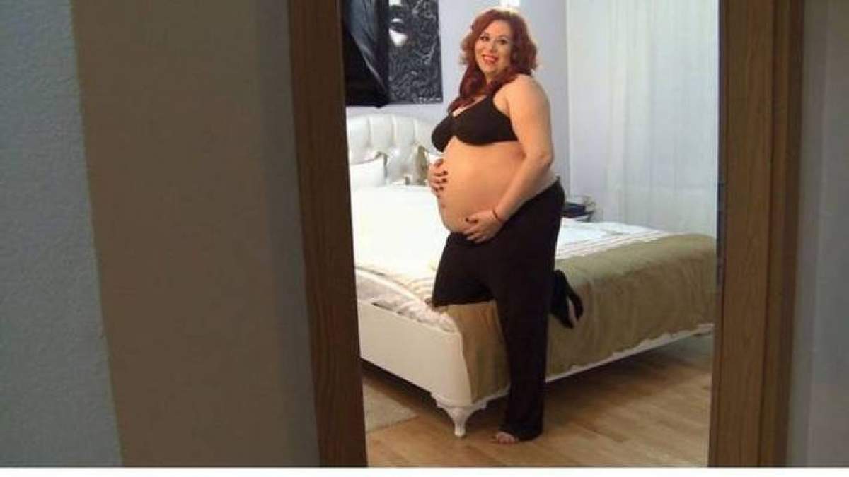Imaginea pe care nu o vei uita niciodată! Oana Roman a pozat în sutien, cu două zile înainte să nască: "Nu am burtica mare! M-am menţinut în formă"