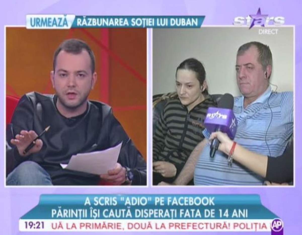 Motivul pentru care eleva dispărută a plecat de acasă! Atitudinea pe care a avut-o tatăl, aflat în direct, la o emisiune