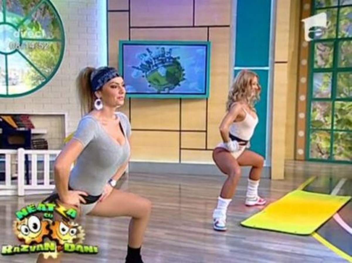 VIDEO Flavia şi Roxana topesc gheaţa la ''Neaţa''! Mişcările lor îţi taie respiraţia