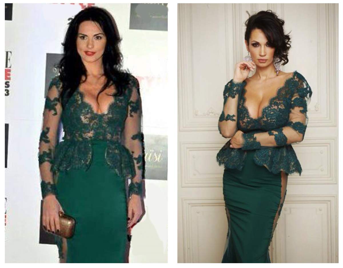 Gafă de proporţii! Lavinia Pîrva şi Nicoleta Luciu au etalat aceeaşi rochie în două momente cheie ale carierei lor!