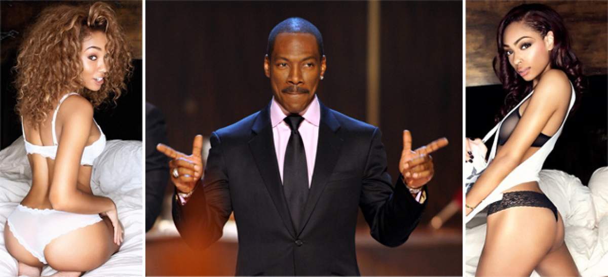 Are tata două fete bune rău! "Comorile" lui Eddie Murphy arată demenţial. Uite-le aproape goale în pat!