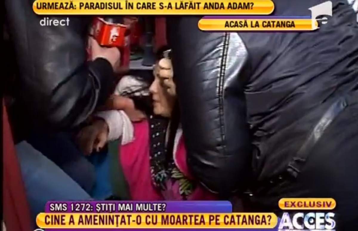 VIDEO Catanga A LEŞINAT, în direct! "Doamna muzicii lăutăreşti" a ieşit în stradă nemachiată, în capot şi cu ultimele forţe i-a transmis lui Marian Mexicanu ceva "de dulce"