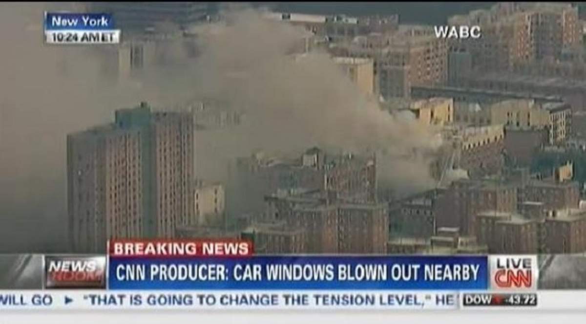 VIDEO Un act de terorism? EXPLOZIE de proporţie în New York! Două clădiri s-au prăbuşit!