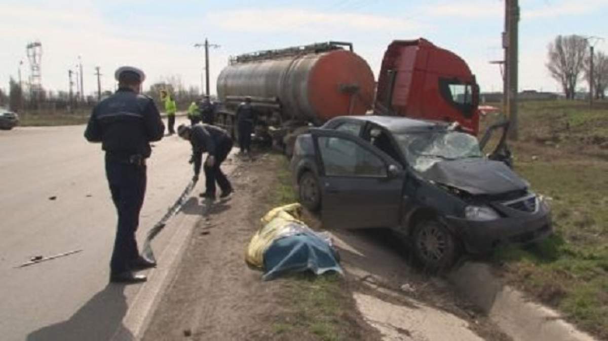 Accident grav pe drumul european E 87! Bărbatul a murit pe loc, vezi cine se afla în această maşină