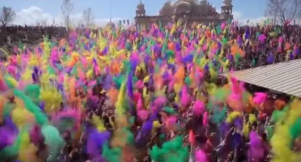 VIDEO Cel mai frumos festival al culorilor! Uite cum se sărbătoreşte Holi în toată lumea