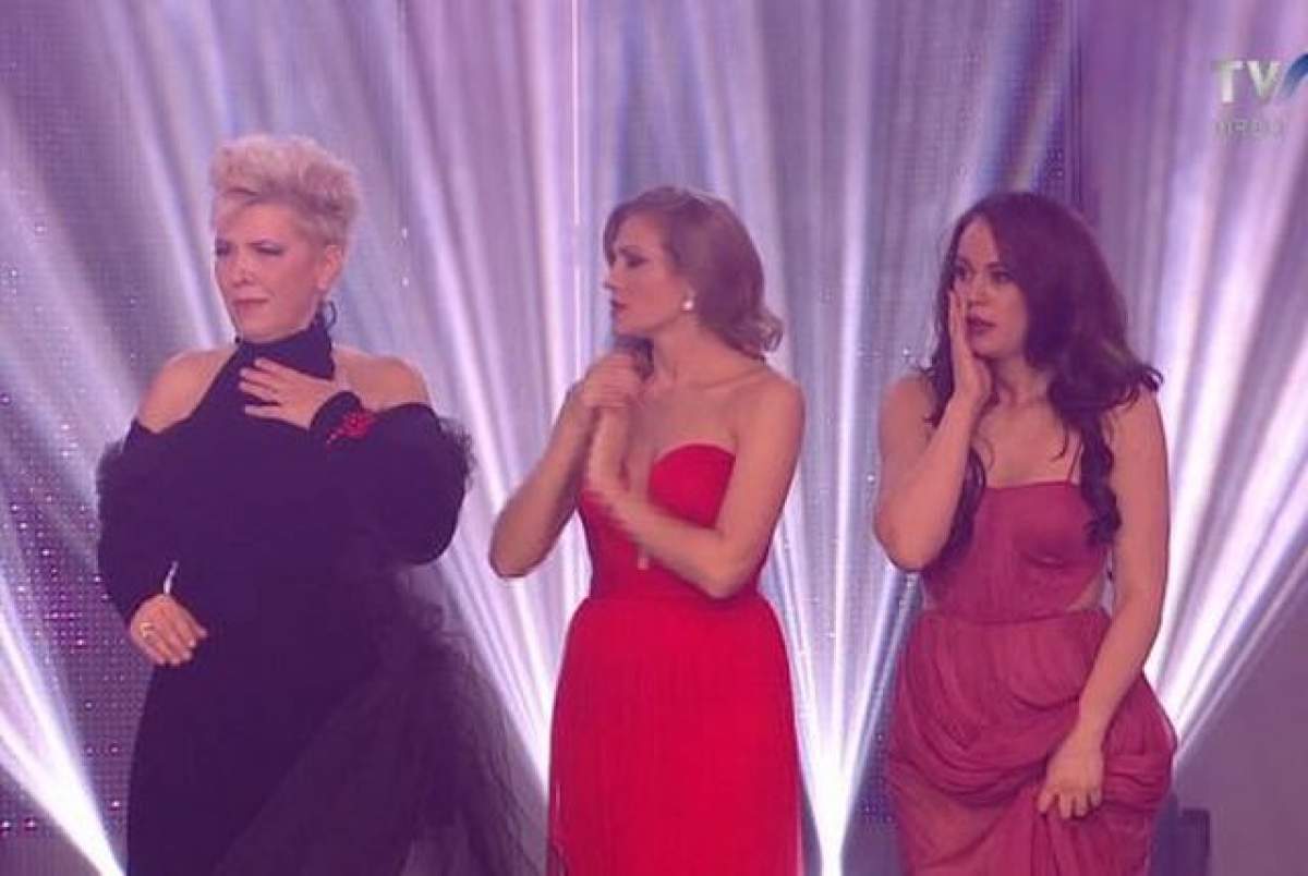 Accident la Finala Naţională Eurovision 2014! O jurată a căzut în direct, a fost nevoie de intervenţia medicilor