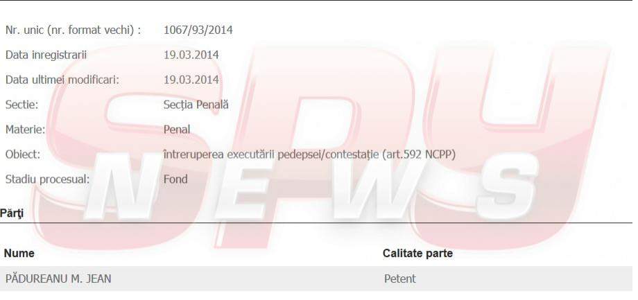 Jean Pădureanu, primul eliberat din dosarul transferurilor? Fostul şef al Gloriei a cerut întreruperea pedepsei, pe motive medicale!