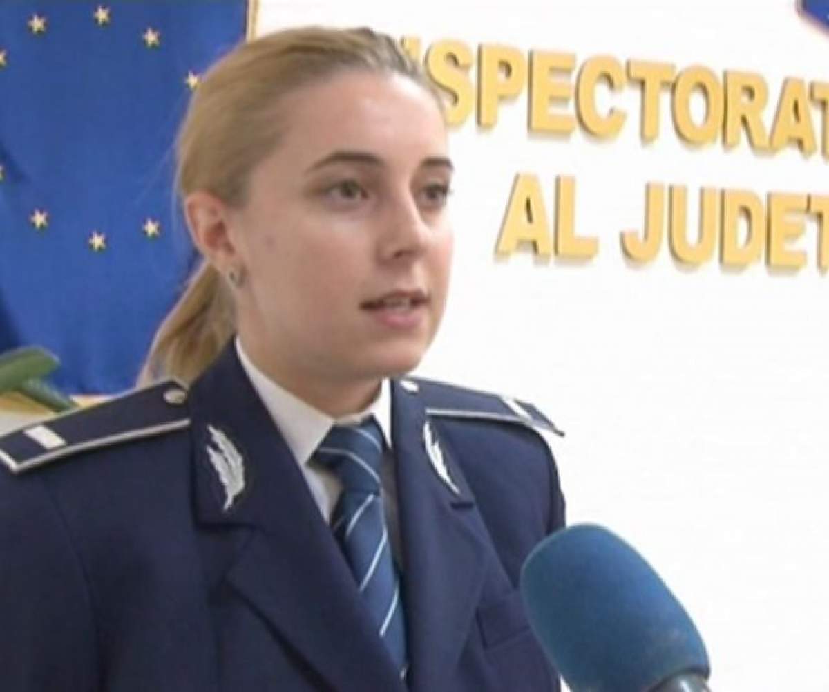 VIDEO Una dintre "Fetele de la pagina 5" a ajuns purtător de cuvânt al Poliţiei! Vezi cum a fost posibil