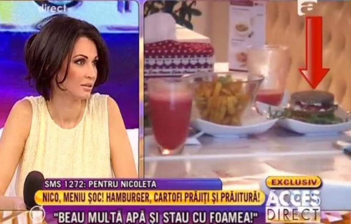 VIDEO Nicoleta Luciu, prinsă în fapt! Bruneta a fost surprinsă în timp ce mânca cu poftă alimente interzise