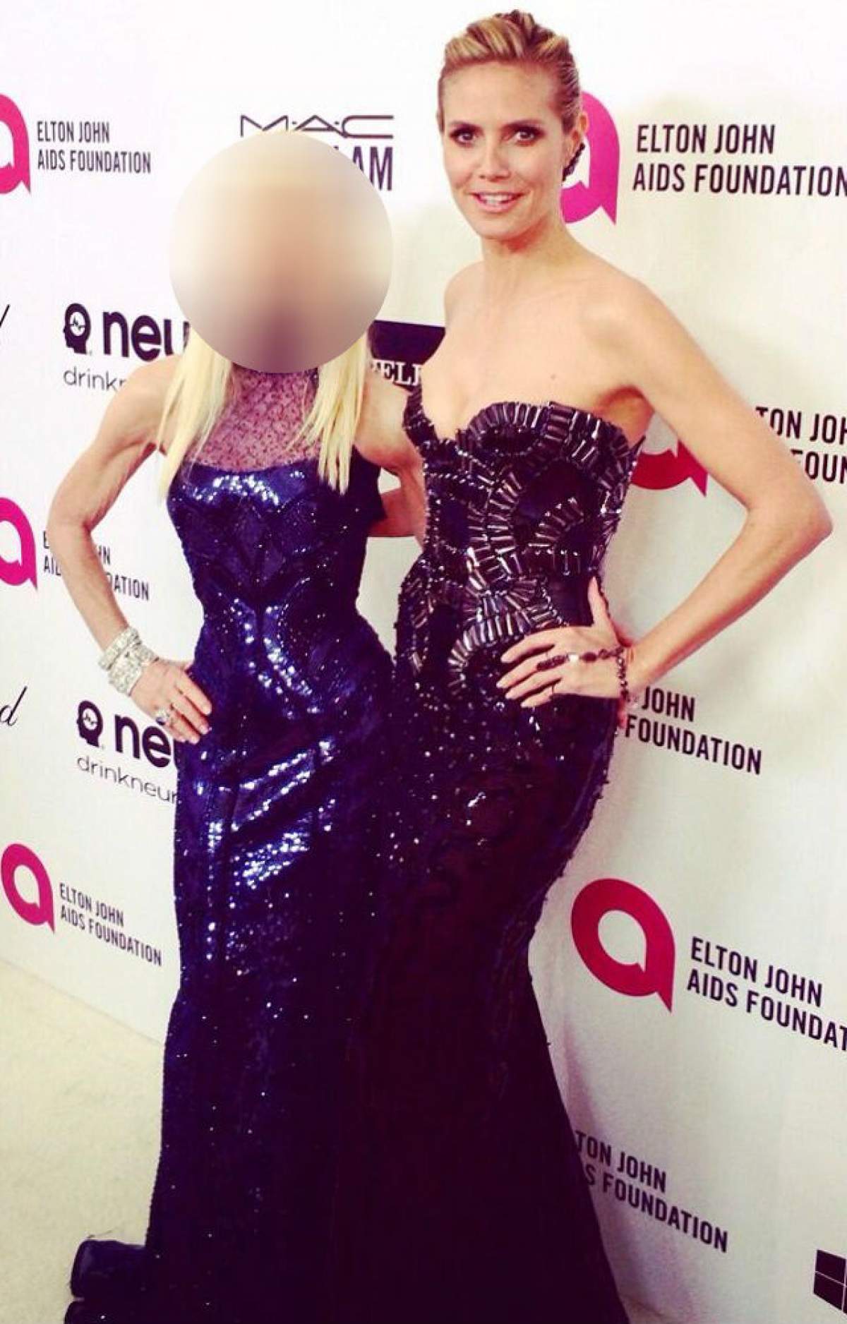 Apariție Horror pe covorul roșu!! Vezi cum arată vedeta de lângă modelul Heidi Klum