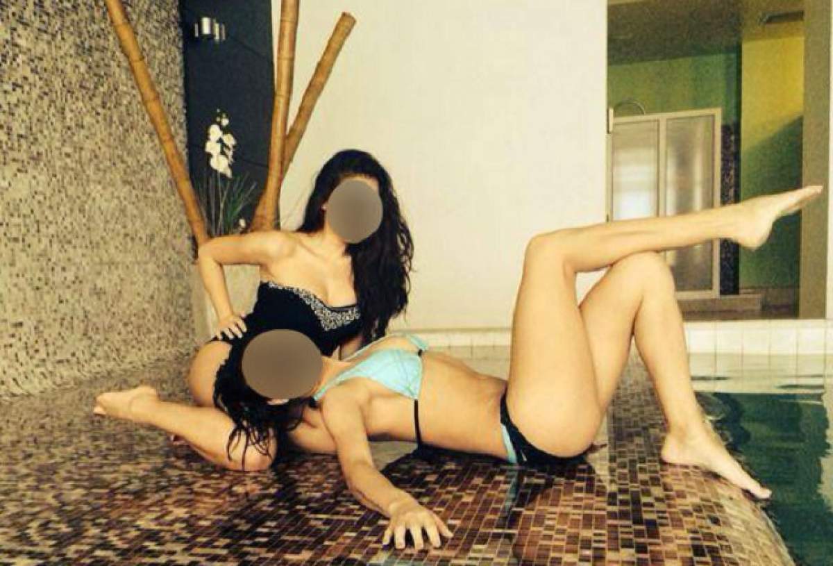 Două brunete "bune" din showbiz şi-au făcut de cap la piscină! Pariu că nu le recunoşti fără machiaj?