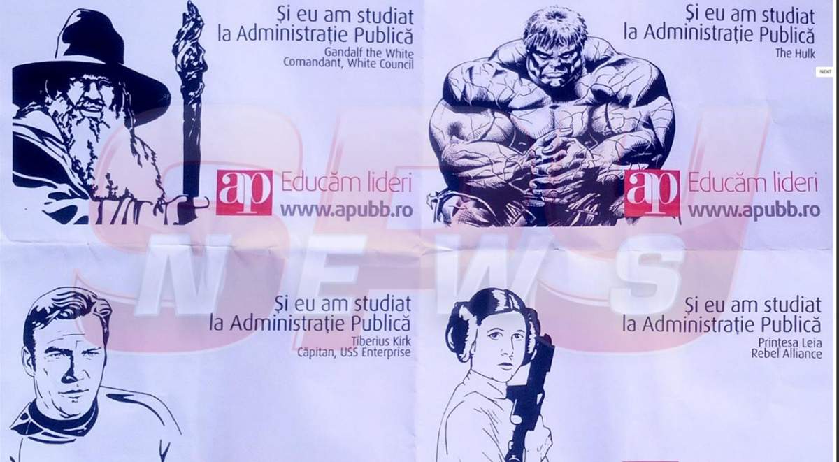 Studenţii clujeni, colegi cu The Hulk şi vrăjitorul Gandalf! Vezi aici la ce metode apelează universităţile să-i atragă pe absolvenţii de liceu!