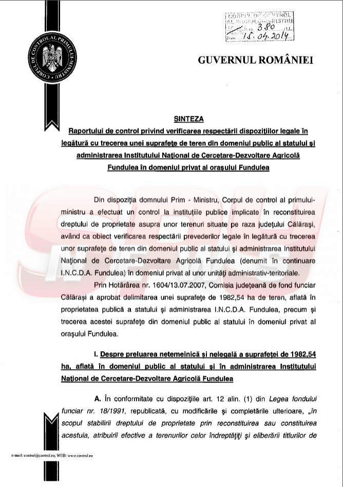 Moşia de la Nana îi dă dureri de cap Preşedintelui! Ioana Băsescu, dată pe mâna procurorilor anticorupţie / RAPORTUL CORPULUI DE CONTROL