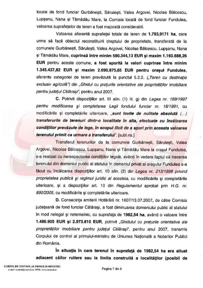 Moşia de la Nana îi dă dureri de cap Preşedintelui! Ioana Băsescu, dată pe mâna procurorilor anticorupţie / RAPORTUL CORPULUI DE CONTROL