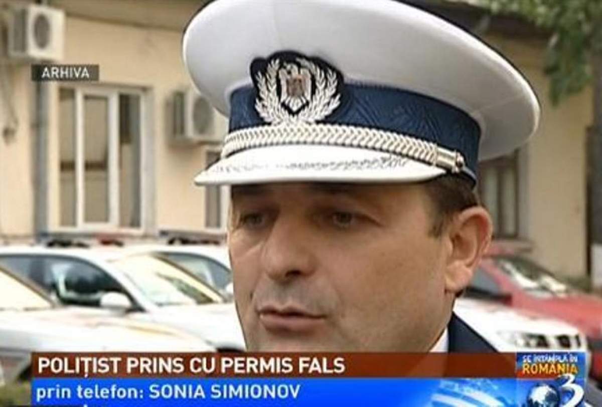 Unde-i lege nu-i tocmeală! Poliţist prins cu permis fals