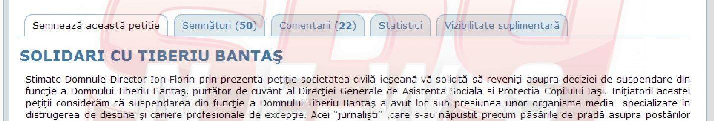 Petiţie dubioasă pentru funcţionarul care le-a "tăvălit" pe Nicoleta Luciu şi Mihaela Rădulescu!