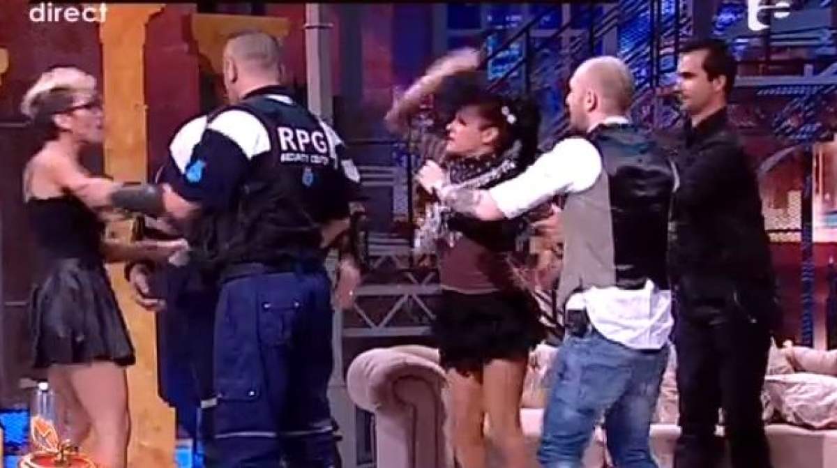 Dana Roba, meci dur cu sexy moroşeanca! S-au luat de păr a doua oară la TV: "Fă, tiristo", "Îţi dau una de înghiţi microfonul"