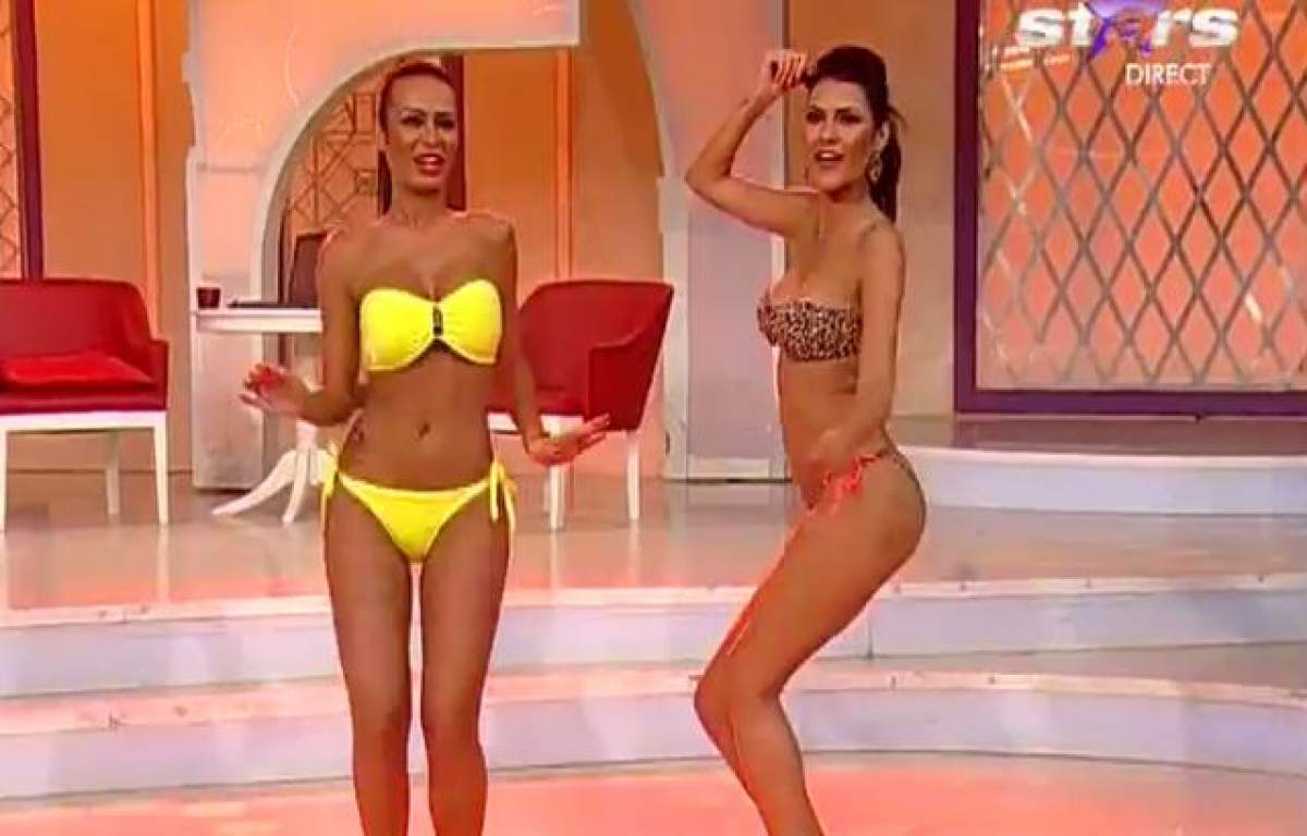 Au topit-o căldurile, şi-a aruncat fustiţa! Apariţia HOT a Renatei la TV