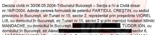 EXCLUSIV Partidul lui Mihai Răzvan Ungureanu a avut sediul în "cuibuşorul de nebunii" al lui Viorel Lis!