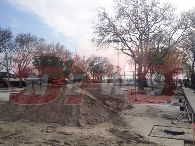 Distracţie pe... şantier! Mormane de moloz, grămezi de materiale de construcţii şi lucrări neterminate! Asta vă aşteaptă în punctul zero al petrecerilor de 1 Mai