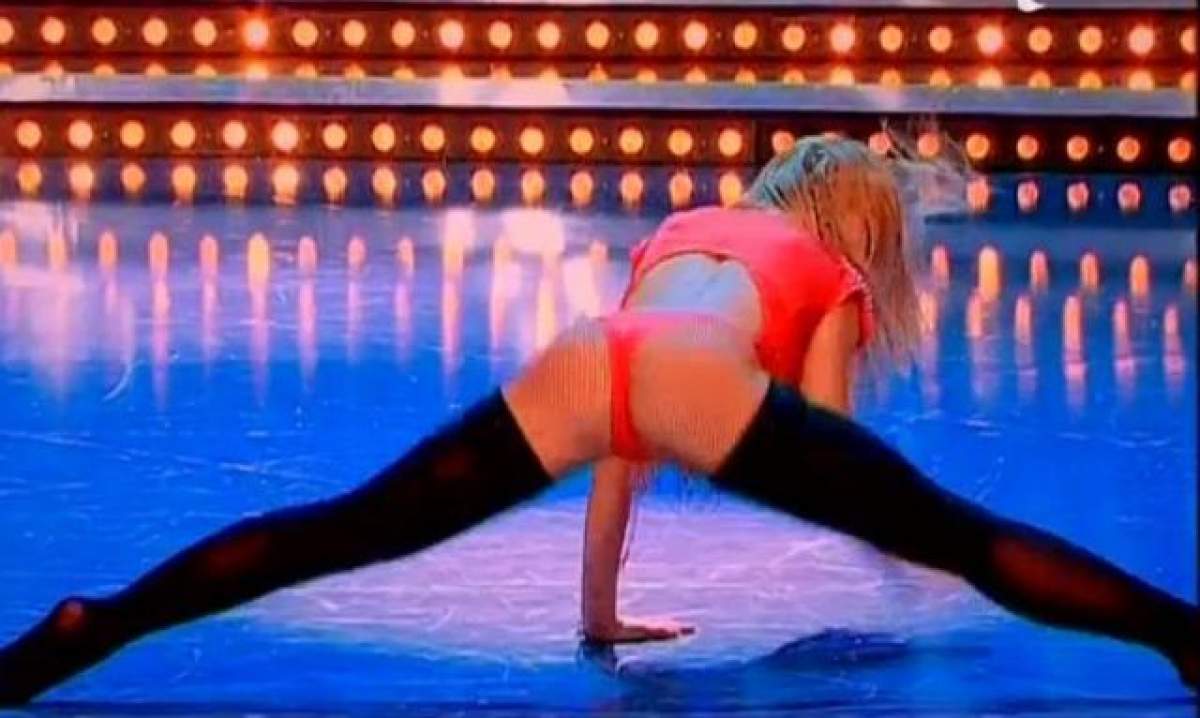 VIDEO Şi-a etalat formele de invidiat şi a dansat cum a ştiut mai bine, însă a fost dezamăgită de rezultat. Uite cu ce moment artistic s-a prezentat blonda asta la "România Dansează"