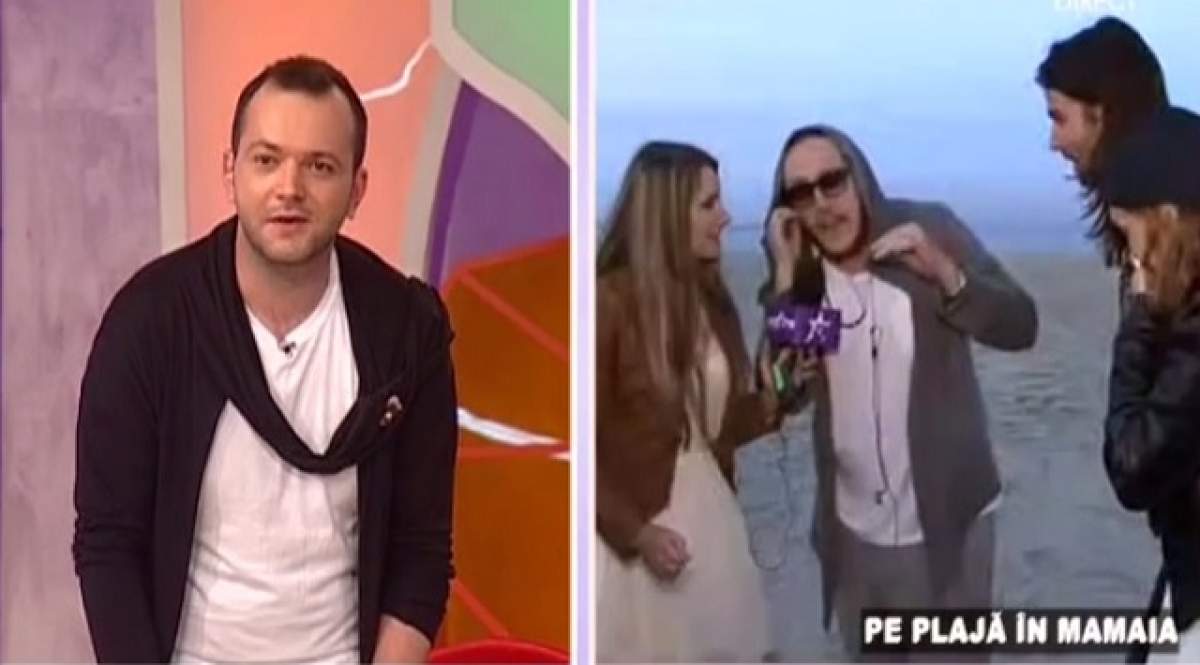 Morar l-a provocat pe What's UP să facă baie în mare! Uite toată gaşca cum aleargă pe nisipul rece