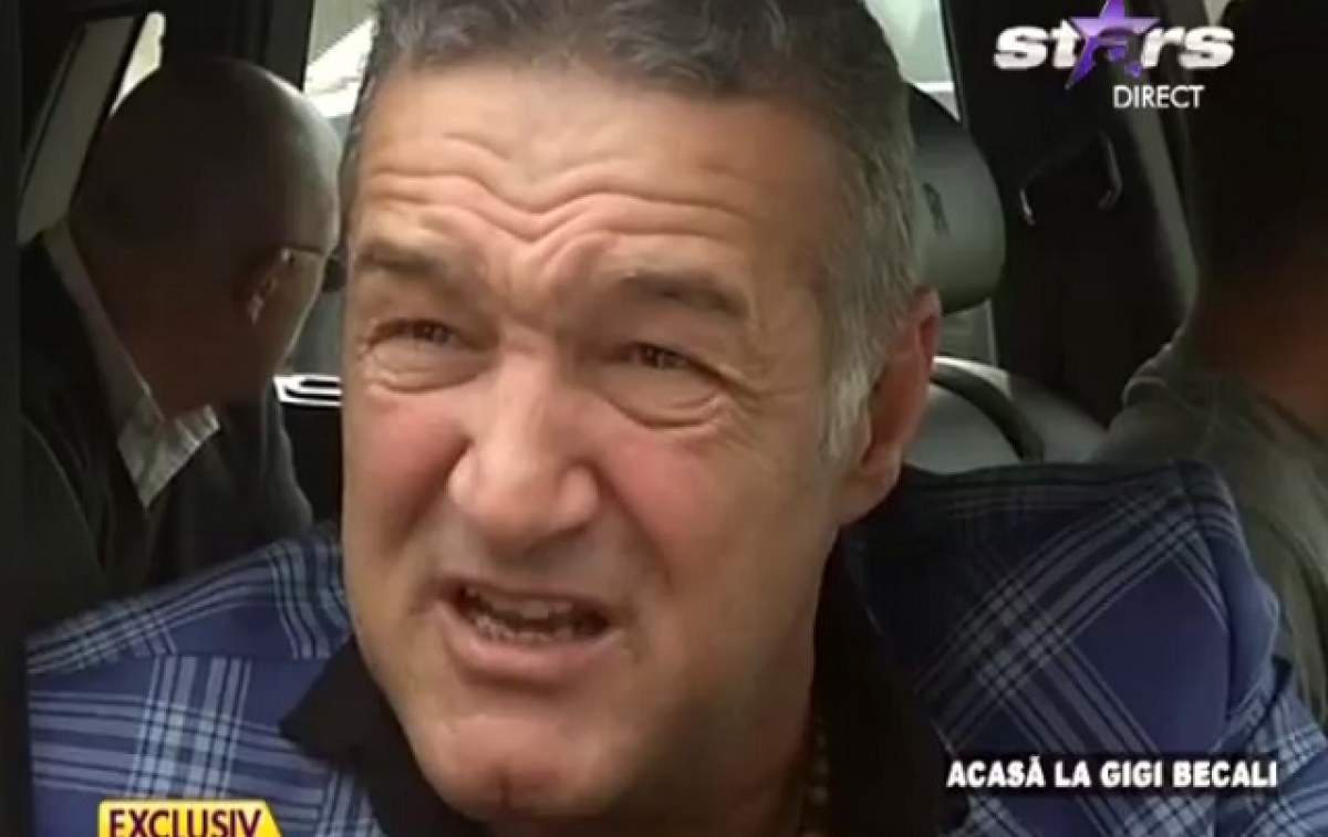 VIDEO Primele declaraţii şi imagini cu Gigi Becali! "Mă duc la cimitir"!