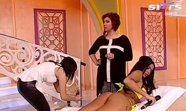 Renata face ce face şi tot cu fundul în sus ajunge! "Cred că aşa l-a păcălit şi pe Leo"