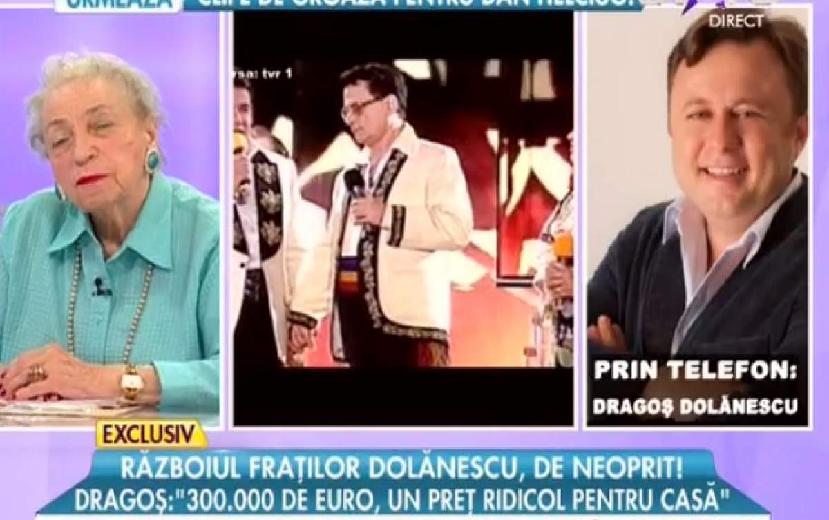 Scandalul dintre fraţii Dolănescu nu se mai termină! "Eram pe punctul de-a ajunge la o înţelegere, însă...." Vezi ce s-a întâmplat