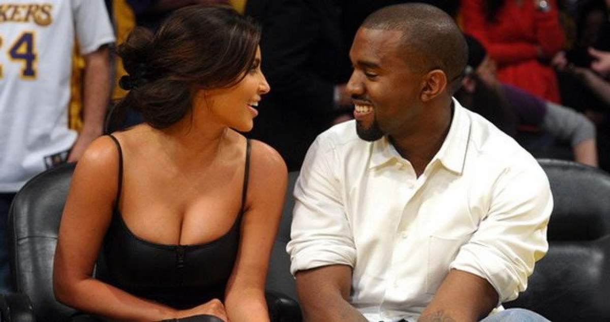 Este OFICIAL! Kim Kardashian şi Kanye West s-au căsătorit! Vezi prima fotografie a cuplului