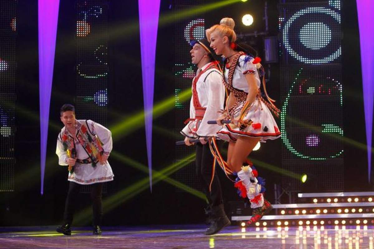 VIDEO Jorge şi Andreea Bălan, dansează popular! Ooops... Andreei i s-a văzut cam tot sub fustă