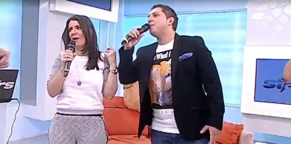 VIDEO Mara Bănică, apariţie de senzaţie! A venit îmbrăcată în pijamale şi a făcut karaoke pe muzică lăutărească