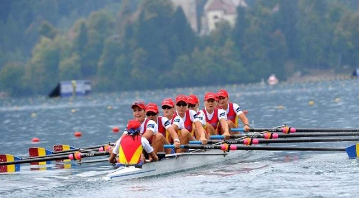 Medalie de aur pentru echipa României la Campionatele Europene de canotaj