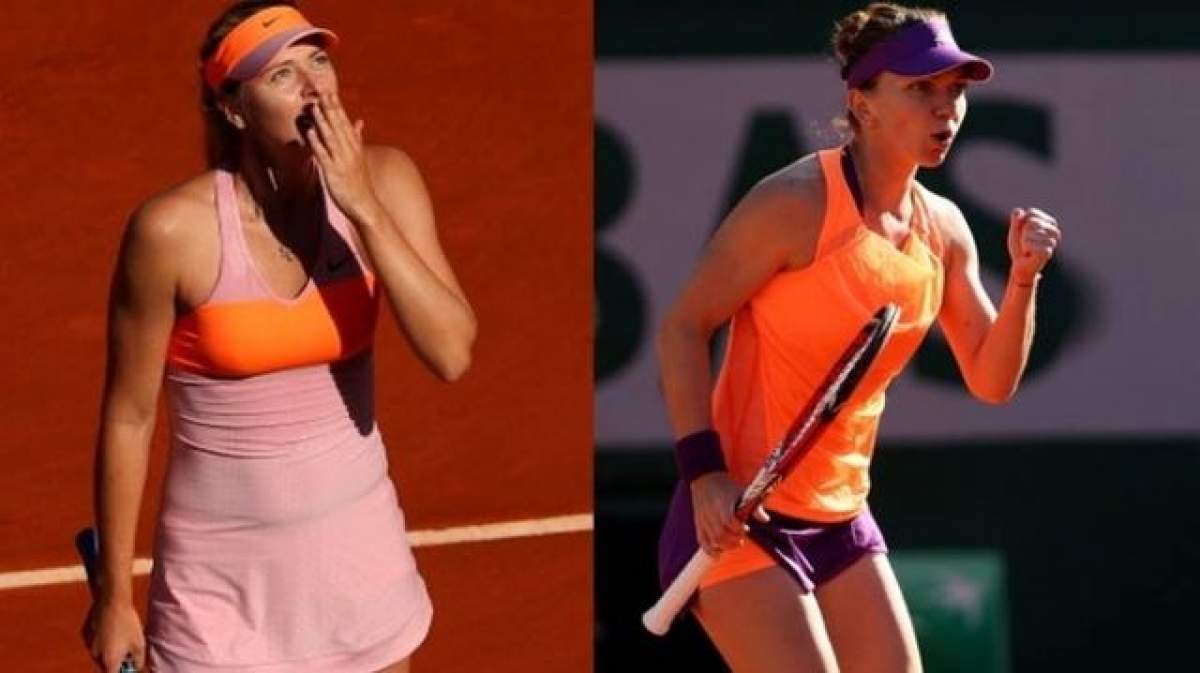 Simona Halep se duelează din nou cu Sharapova!