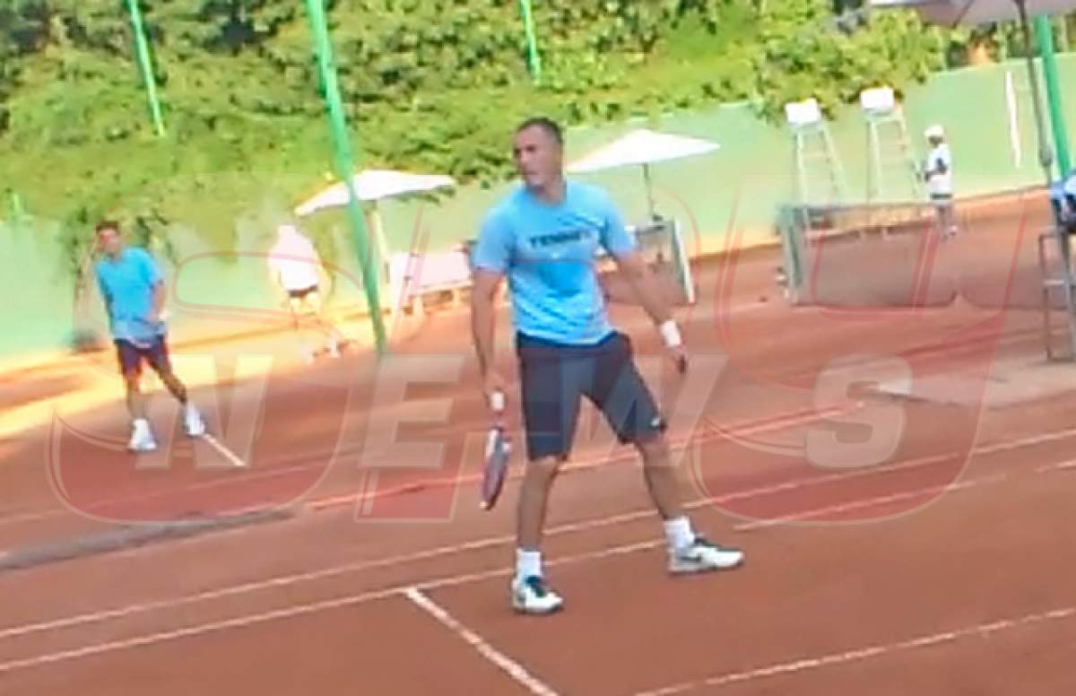 VIDEO Un celebru golgeter al României vrea să-i calce pe urme Simonei Halep! Noi l-am surprins la antrenamente!