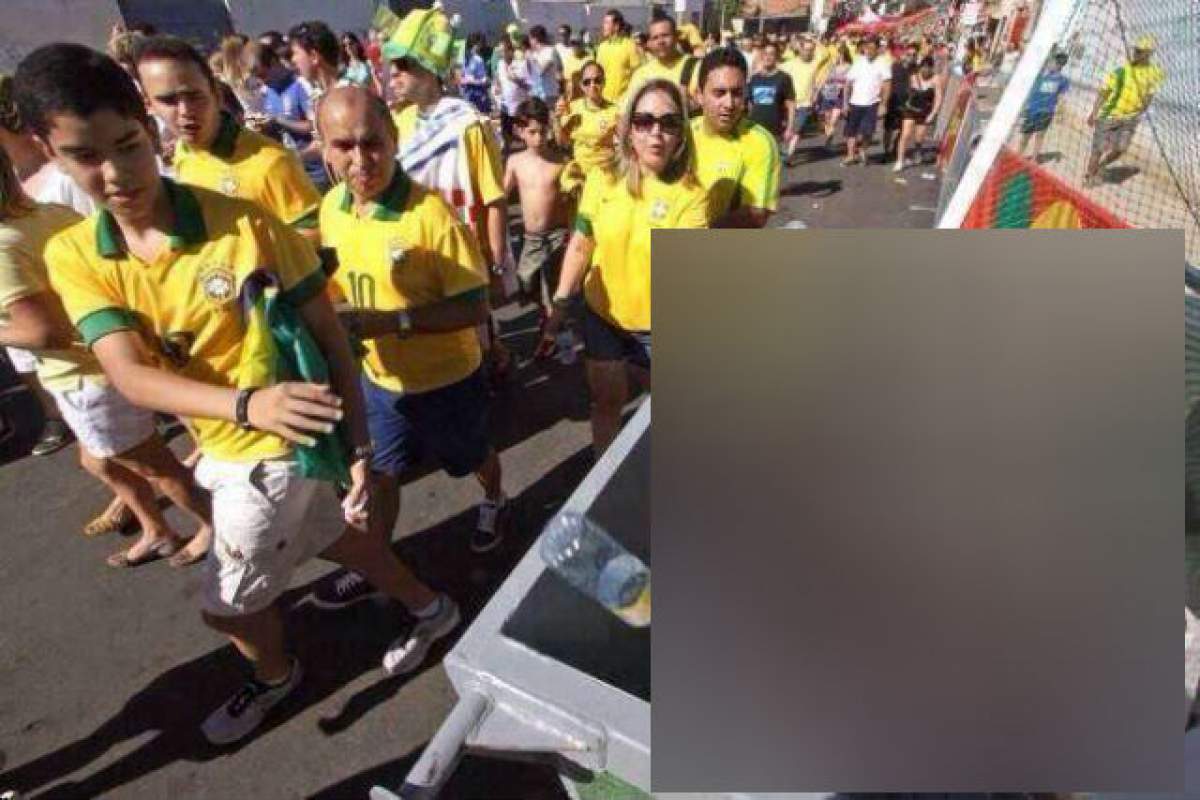 Poza care ŞOCHEAZĂ lumea! Ce se întâmplă, de fapt, în Brazilia în timpul Campionatului Mondial de Fotbal!