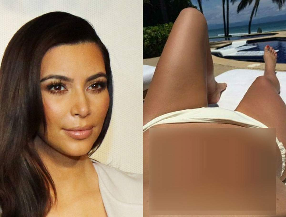 Kim Kardashian are cel mai proeminent fund din showbiz, însă uite cum arată abdomenul ei, în urma naşterii