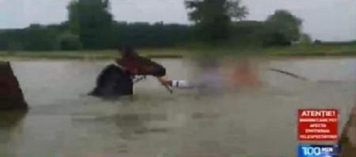 VIDEO ŞOCANT! Doi oameni au murit înecaţi! Totul a fost filmat