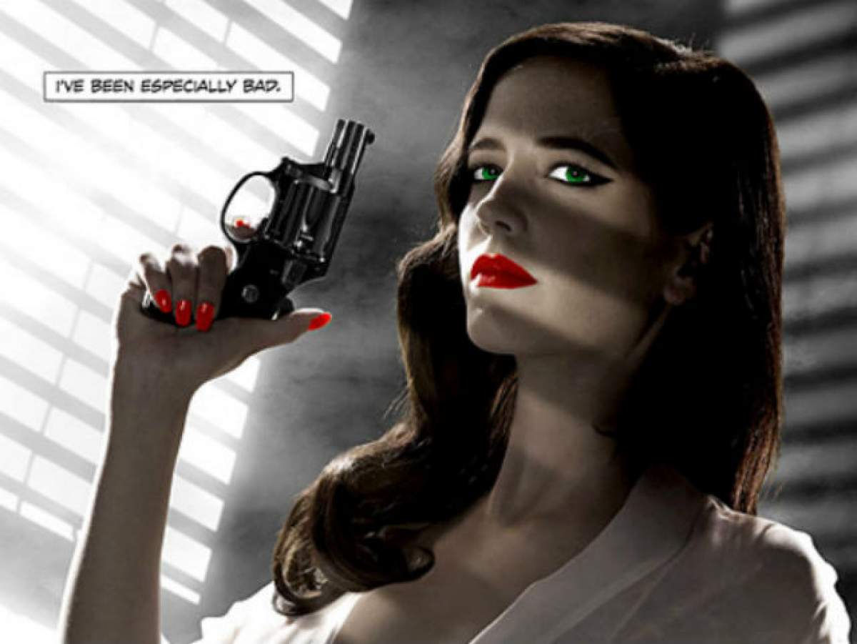 Afişul ăsta e prea obscen şi a fost interzis! Uite cum arată Eva Green în posterul pentru noul film "Sin City"