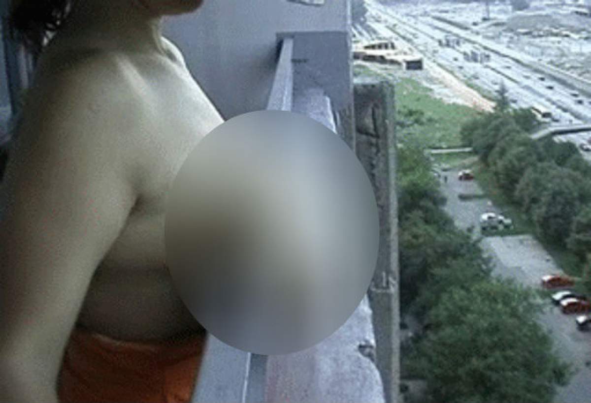 VIDEO Imaginea zilei! Admira peisajul în sânii goi, însă bustul ei i-a dezgustat pe toţi