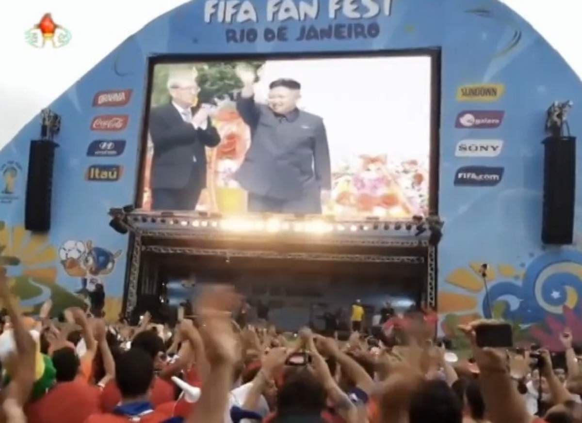 VIDEO SENZAŢIONAL! Coreea de Nord a anunţat la TV că naţionala lor de fotbal va juca în seara asta finala Campionatului Mondial din Brazilia!