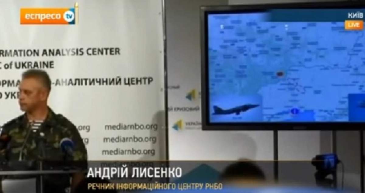 VIDEO INCREDIBIL! Ucraina acuză Rusia că un avion MIG 29 a încercat să doboare un avion ucrainean!