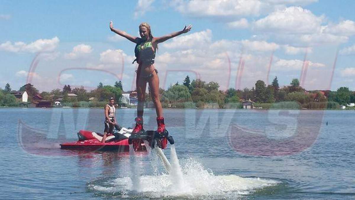 FOTO Nu le-ai fi văzut în situaţia asta! Loredana Chivu şi Ana Mocanu îşi iau zborul