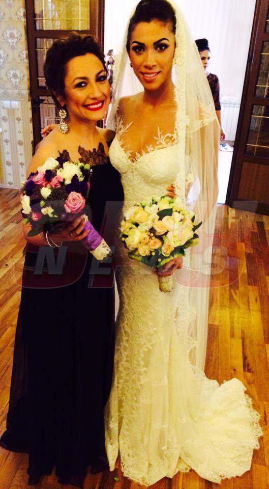 ANDRA a purtat o rochie ieşită din comun la nunta lui Pepe! Toţi au crezut că s-a tatuat!
