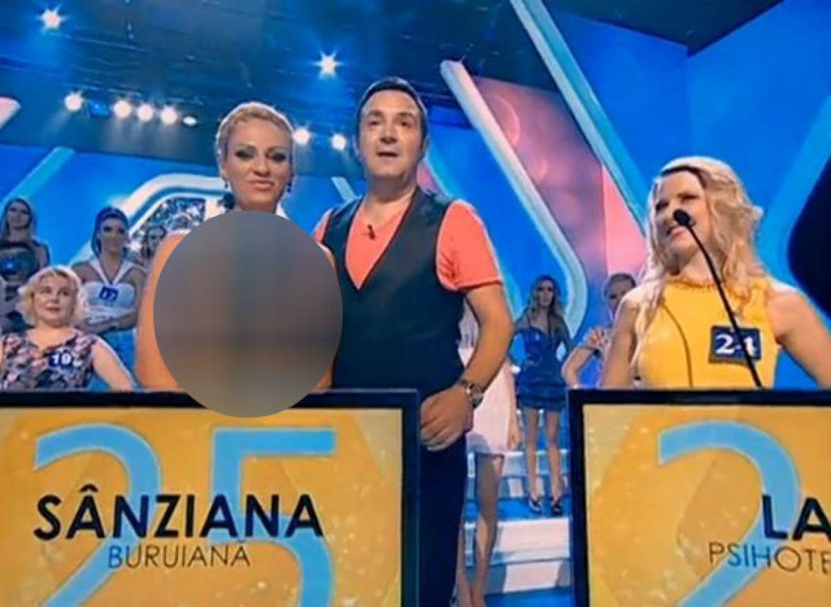 VIDEO Sânziana Buruiană, aproape goală! Blonda l-a dat pe spate pe Buzdugan cu rochia transparentă