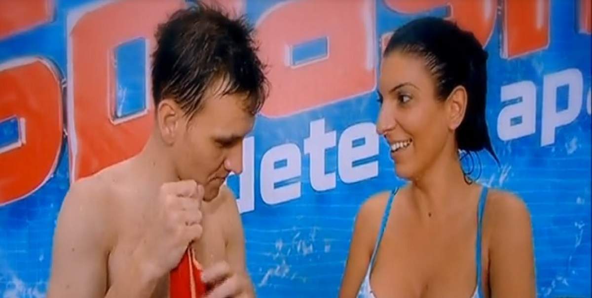 VIDEO Au uitat că-i vede lumea! Andreea Tonciu l-a atins în zonele intime pe Nicolae Mitea, la "Splash!"