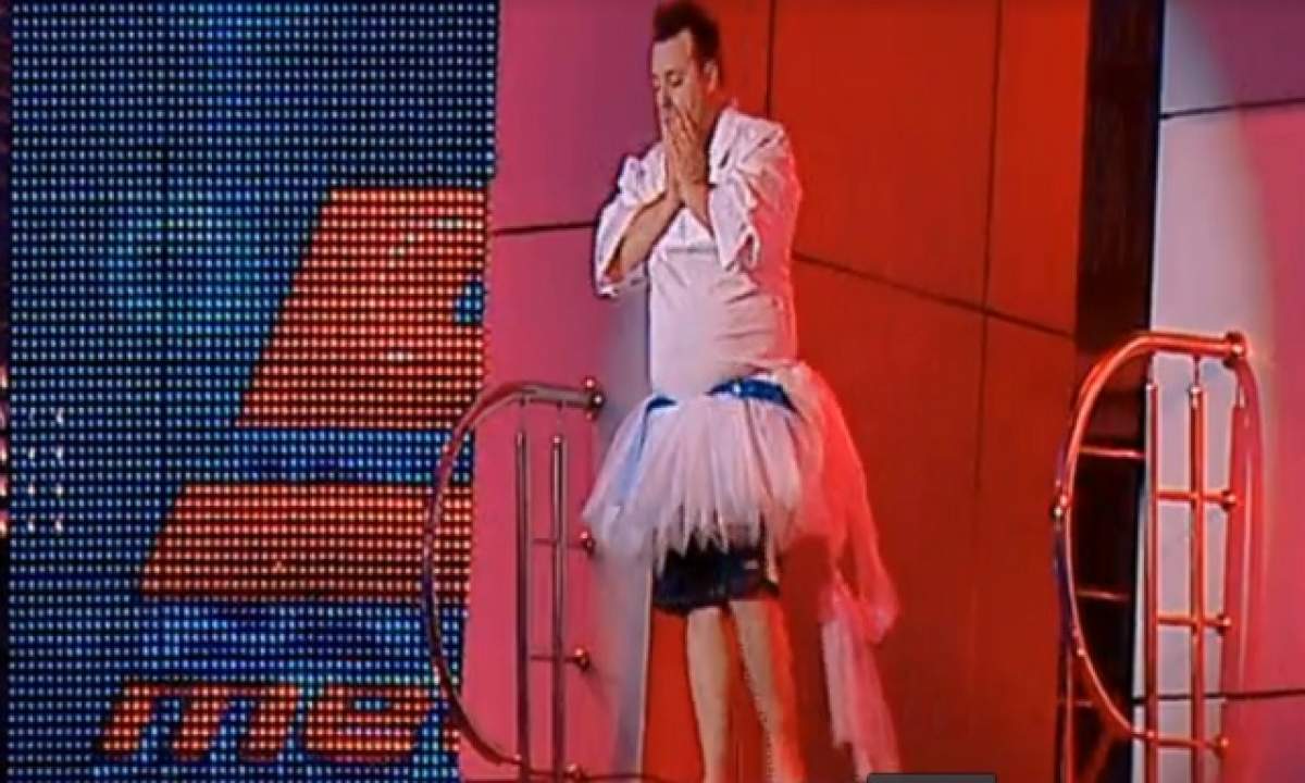VIDEO Arando Marquez a sărit la "Splash!" îmbrăcat în fustă! A făcut un gest care-a scos-o din minţi pe Ozana
