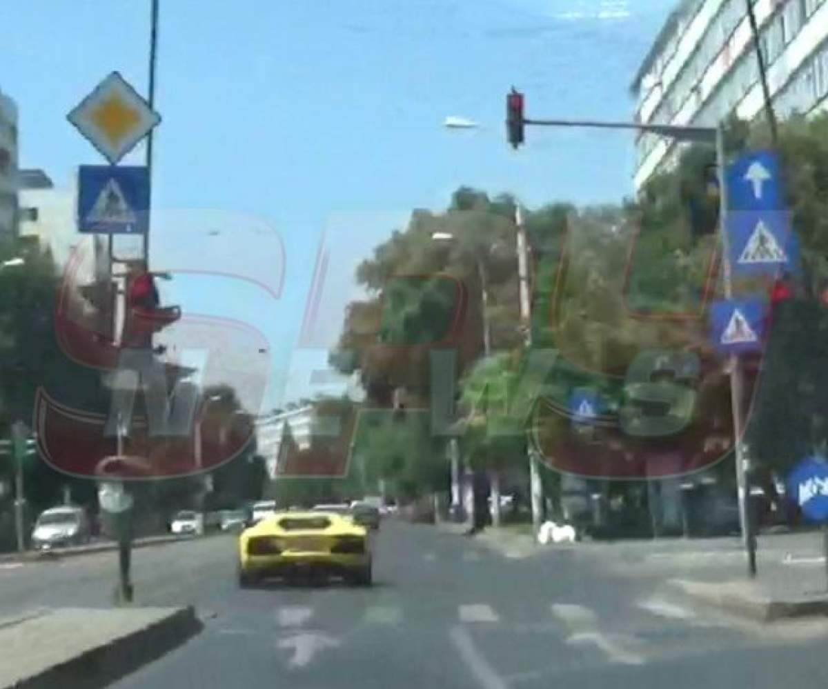 VIDEO Apucături de cocalar! Și-a luat mașină de sute de mii de euro și și-a scris numele pe ea! Să fie foarte clar cine este milionarul cu Lamborghini