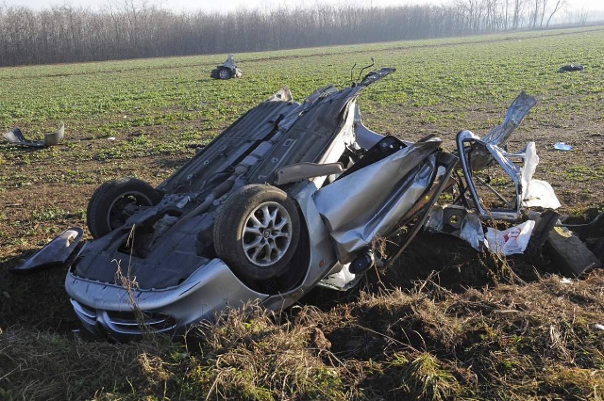 ACCIDENT ca în filme pe Autostrada Transilvania! Din păcate, un tânăr a murit!