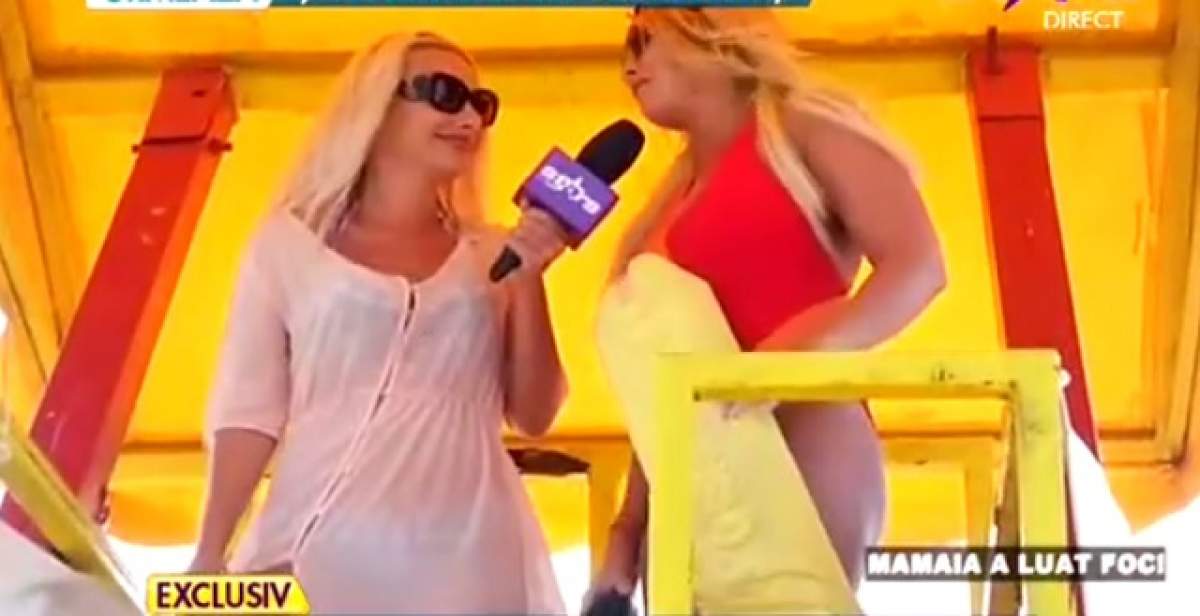 S-a îngrăşat sau nu? Uite cum arată Roxana Nemeş în costum de salvamar